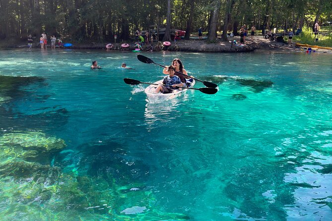 2 Hour Glass Bottom Guided Kayak Eco Tour in Gilchrist Blue - Weather Matters: Clear Water Isn’t Guaranteed, So Go Prepared