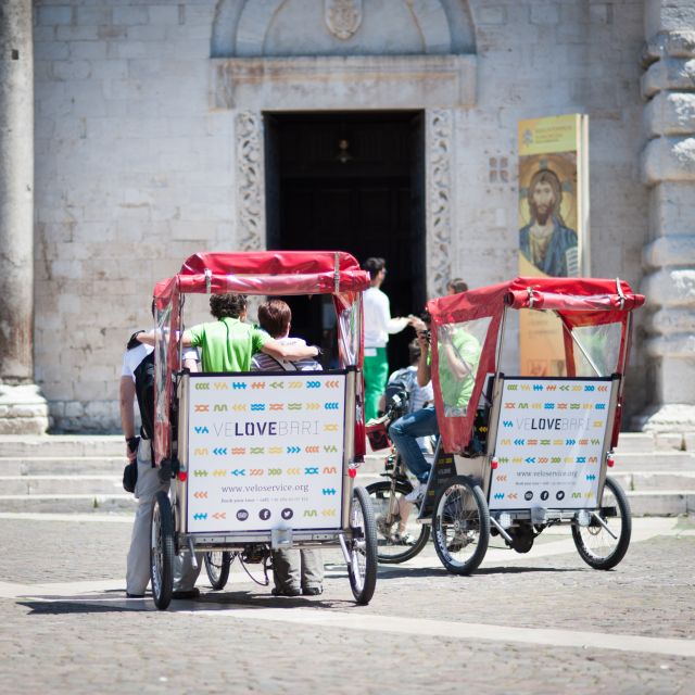 Bari: Old Town Guided Eco-Friendly Rickshaw Tour - The Swabian Castle exterior: you get the payoff without the ticketing pressure