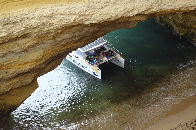 Benagil Caves & Coast from Portimão on an Eco-Friendly Catamaran - Why a solar-powered catamaran feels different in Benagil country