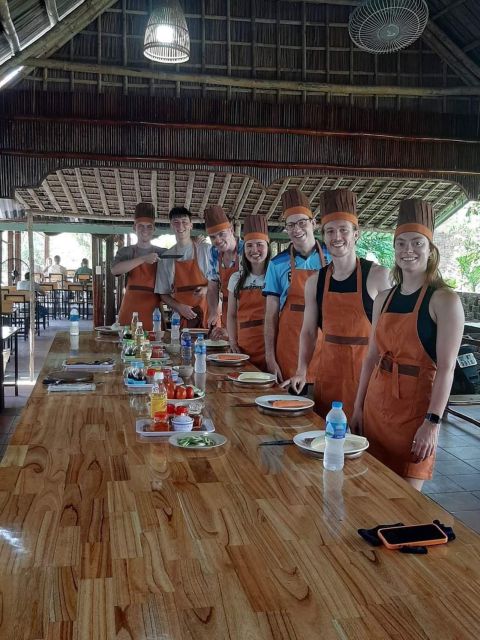 CAM THANH ECOTOUR - LANTERN - MY SON HOLYLAND FULL DAY TOUR - Bamboo basket boat: paddling lessons and a fun race