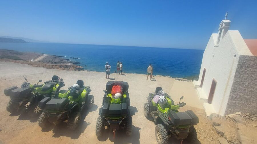 CRETE :MALIA HERSSONISOS QUADS ECOTOUR ADVENTURE - HIGH PERF - Electric ATVs in Crete: the ride that doesn’t roar