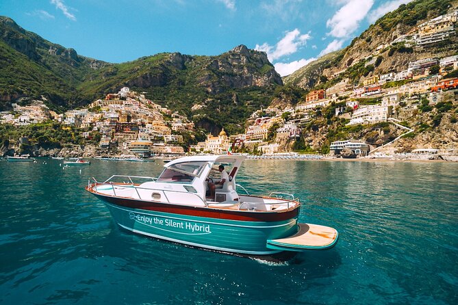 Day Trip to Amalfi Coast and Ieranto Bay in a Hybrid Eco Boat - A Hybrid Eco Boat That Makes This Coast Feel Less Crazy