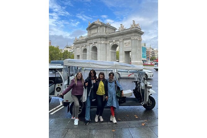 Discover Madrid in a Fun & Eco-Friendly Tuk-Tuk – Private Tour - Tuk-Tuk Comfort: Chargers, Blankets, Rain Gear, and Kid-Friendly Setup