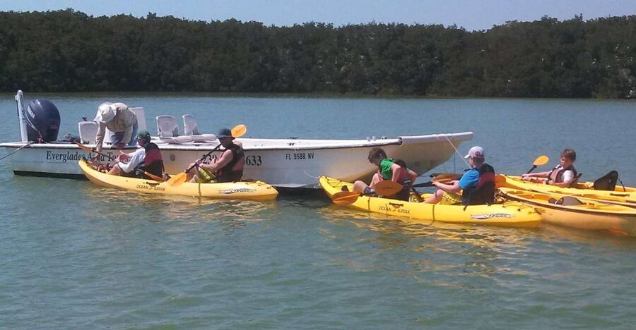 Everglades: Boat Assisted Kayak Eco Tour - A working mix of boat, kayak, and foot time in the Everglades