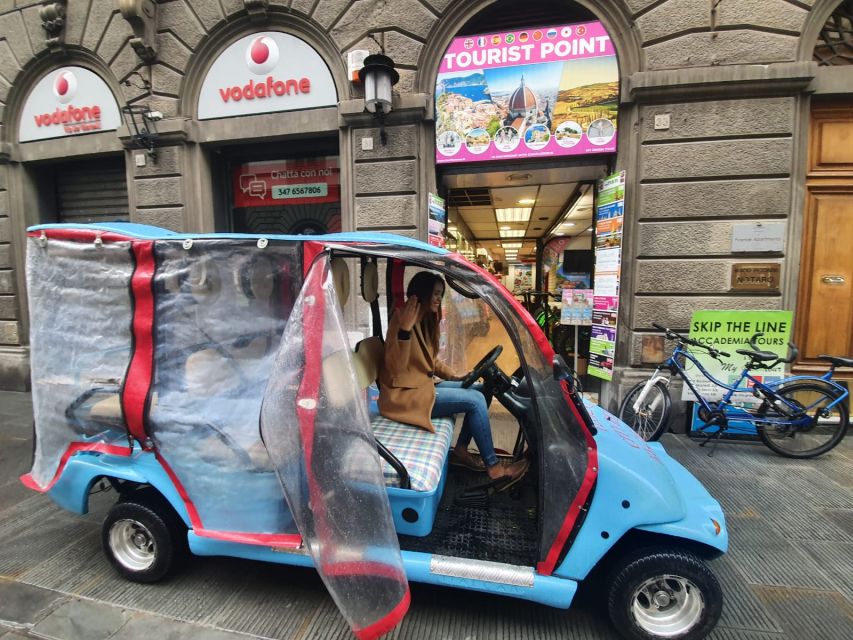 Florence: Eco-Friendly Panoramic Tour in Electric Golf Cart - Republic Square to Signoria Square: where stories start stacking up