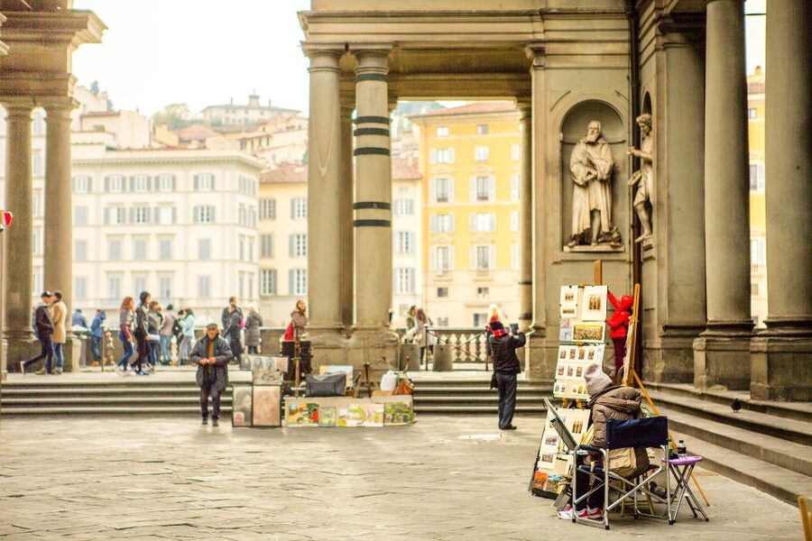 Florence: Eco-Friendly Panoramic Tour in Electric Golf Cart - The audio guide: clear speakers, helpful narration, and one format you should expect