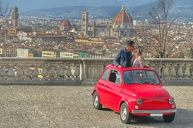 Florence Eco Tour by Electric Golf Cart - Palazzo Pitti: the grand façade and the nearby green escape