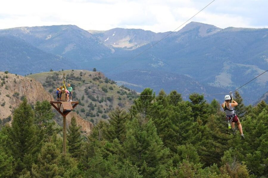Gardiner: Guided Zipline EcoTour (3 hours) - The Yellowstone Ecosystem View: When the Sky Does the Talking
