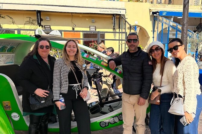 Guided Eco-Friendly Bike Taxi Tour from Nice - Cours Saleya and the market stops where food is part of the story