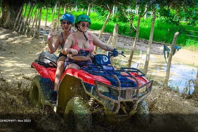 Half Day ATV Adventure Water Cave Authentic Eco Tour At PuntaCana - Los Hoyos del Salado cenote: freshwater cave swimming and big photo walls