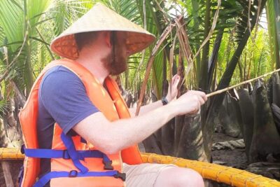 Hoi An Eco Tour & Cooking Class ( local market ,basket boat ,fishing,cooking ) - Bamboo Basket Boats on the River: Fishing the Traditional Way
