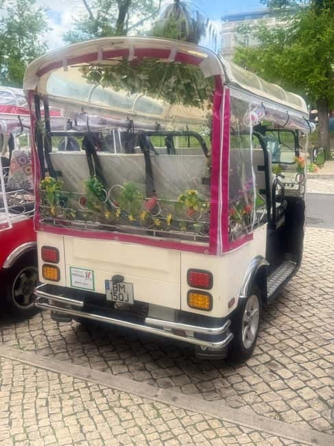 Lisbon: Private City Tour by Eco-friendly Tuk Tuk - Miradouro Santa Luzia: tiles, light, and that famous Lisbon viewpoint feeling