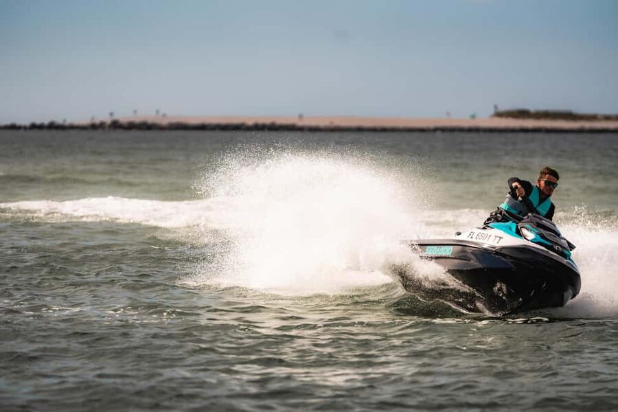 Panama City Beach: Jet Ski Eco Tour to Shell Island - Getting started at the marina: safety first, then real riding