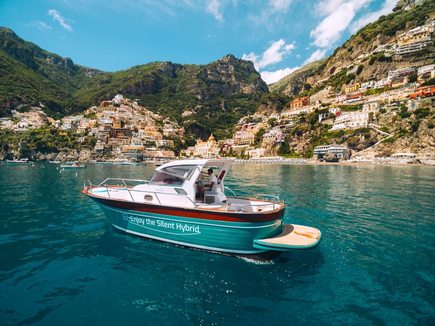 Sorrento: Amalfi Coast & Ieranto Bay Eco-Friendly Boat Trip - First cruise views: Marina Grande to Bagni della Regina Giovanna