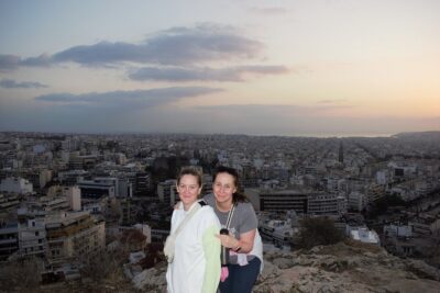 Sustainable Athens Bike tours with photos - Meeting point at Shamone Club and the 9:00 am start