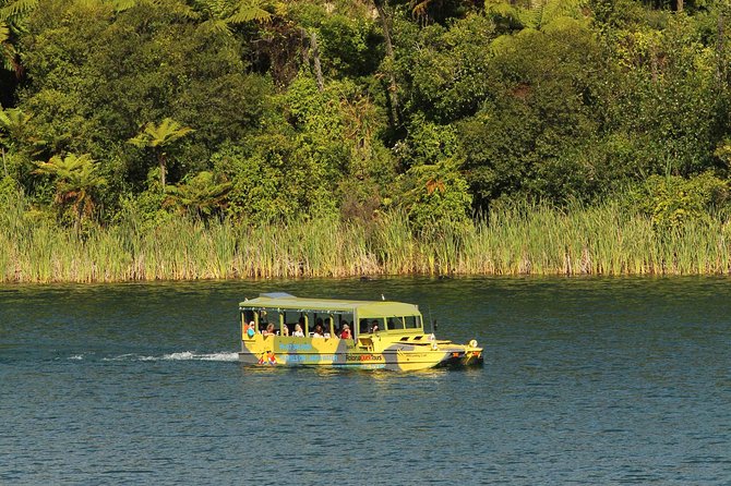 Tarawera and Rotorua Lakes Eco Tour by Boat with Guide - What you ride: the DUKW-style amphibious vehicle