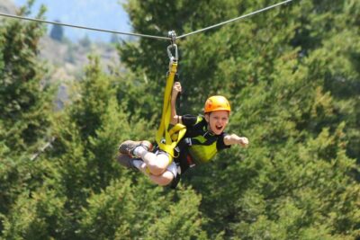 Yellowstone Zipline EcoTour at the Ranch - Stermitz Ranch and the Yellowstone backdrop: what you’re really flying over